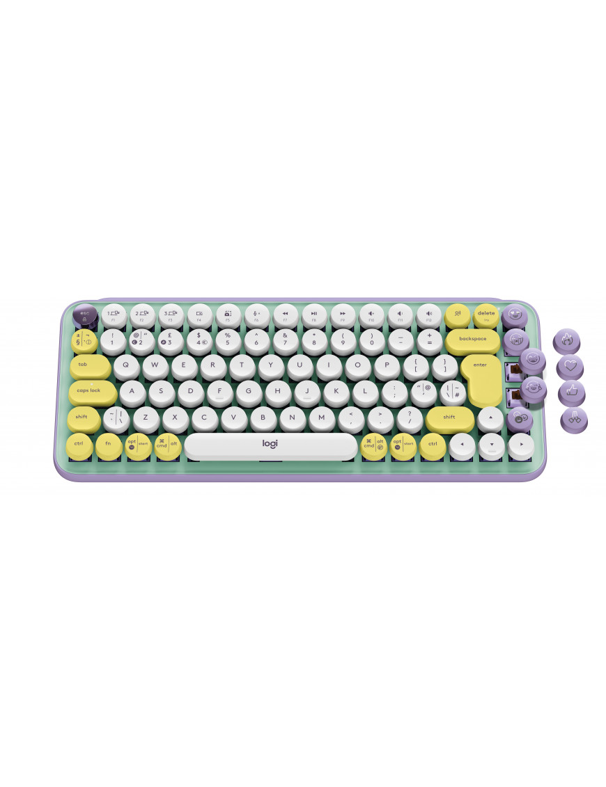 Logitech POP Mechanische Kabellose Tastatur Daydream-Mint