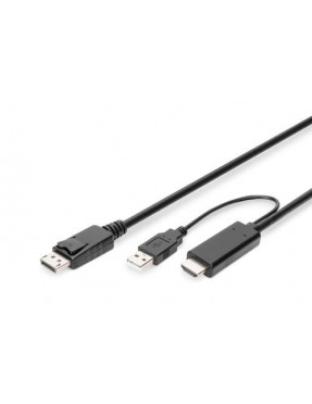 Digitus DIGITUS  Adapterkabel HDMI auf DisplayPort,4K@30Hz e