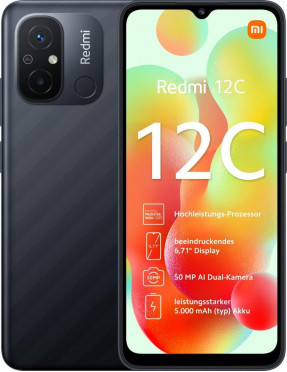 Xiaomi Redmi 12C 4/128GB Dual-SIM Smartphone graphit grau EU