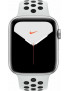 Apple Computer Watch S5 Nike GPS 44mm Aluminium Silber Sport