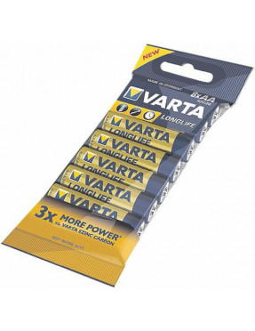 VARTA Longlife Batterie Mignon AA LR6 8er Folienverpackung