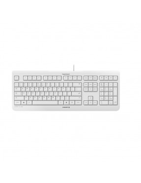 Cherry KC 1000 Keyboard US Layout mit Euro Symbol USB weiß-g