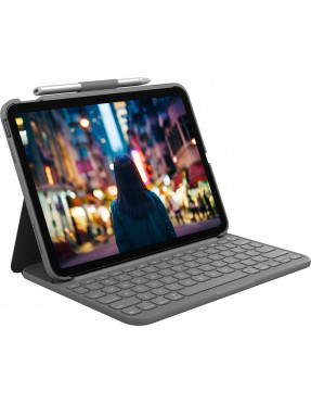 Logitech Slim Folio Hülle und Tastatur für Apple iPad 10,9