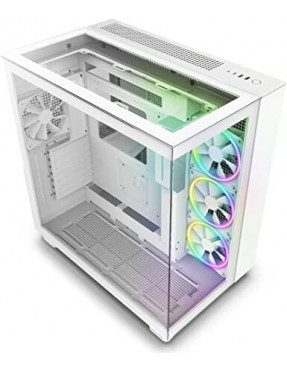 NZXT H9 Elite White Midi Tower ATX Gaming Gehäuse weiß mit G