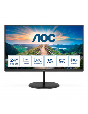 AOC Q24V4EA 60,5cm (23,8“) QHD IPS Monitor 16:9 HDMI/DVI 75H