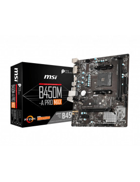 MSI B450M-A PRO MAX mATX Mainboard Sockel AM4 M.2/DVI/HDMI