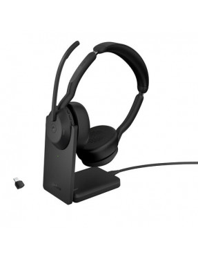 Jabra Evolve2 55 MS Stereo USB Headset schwarz USB-C Ladesta