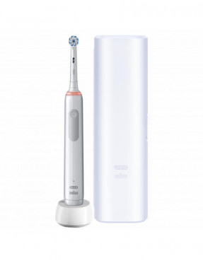 Oral-B Pro 3 3500 White elektrische Zahnbürste mit Reiseetui