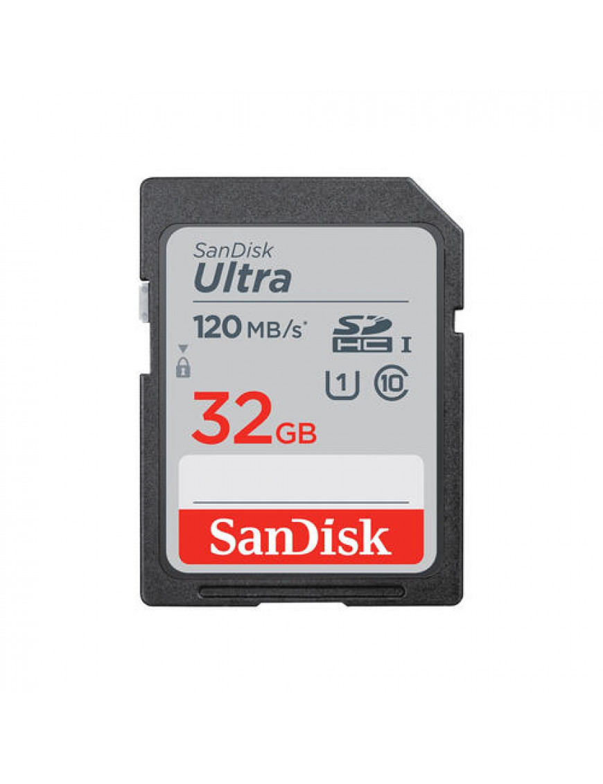 SanDisk Ultra 32 GB SDHC Speicherkarte (120 MB/s, Class 10, 