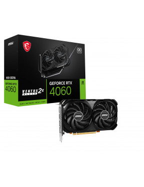 MSI GeForce RTX 4060 Ventus 2X Black OC 8GB GDDR6 Gaming Gra