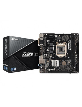 ASRock H310CM-DVS mATX Mainboard Sockel 1151 v2 DVI/VGA/USB3