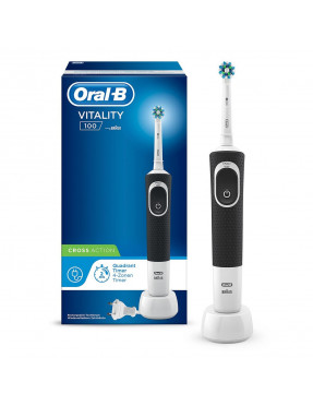 Oral-B Vitality 100 CrossAction Elektrische Zahnbürste schwa