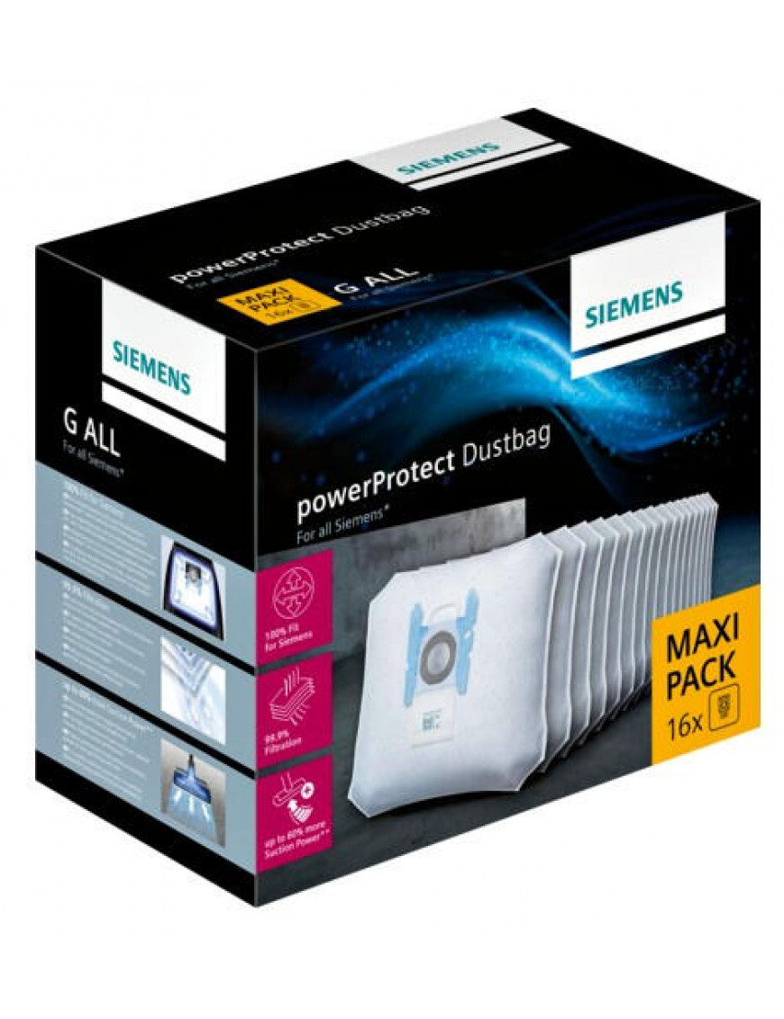 Siemens VZ16GALL PowerProtect Staubsaugerbeutel MAXI PACK (1