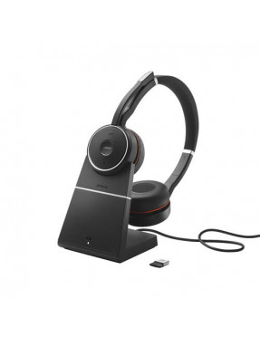 Jabra Evolve 75 SE UC Stereo Headset Bluetooth inkl. Ladesta