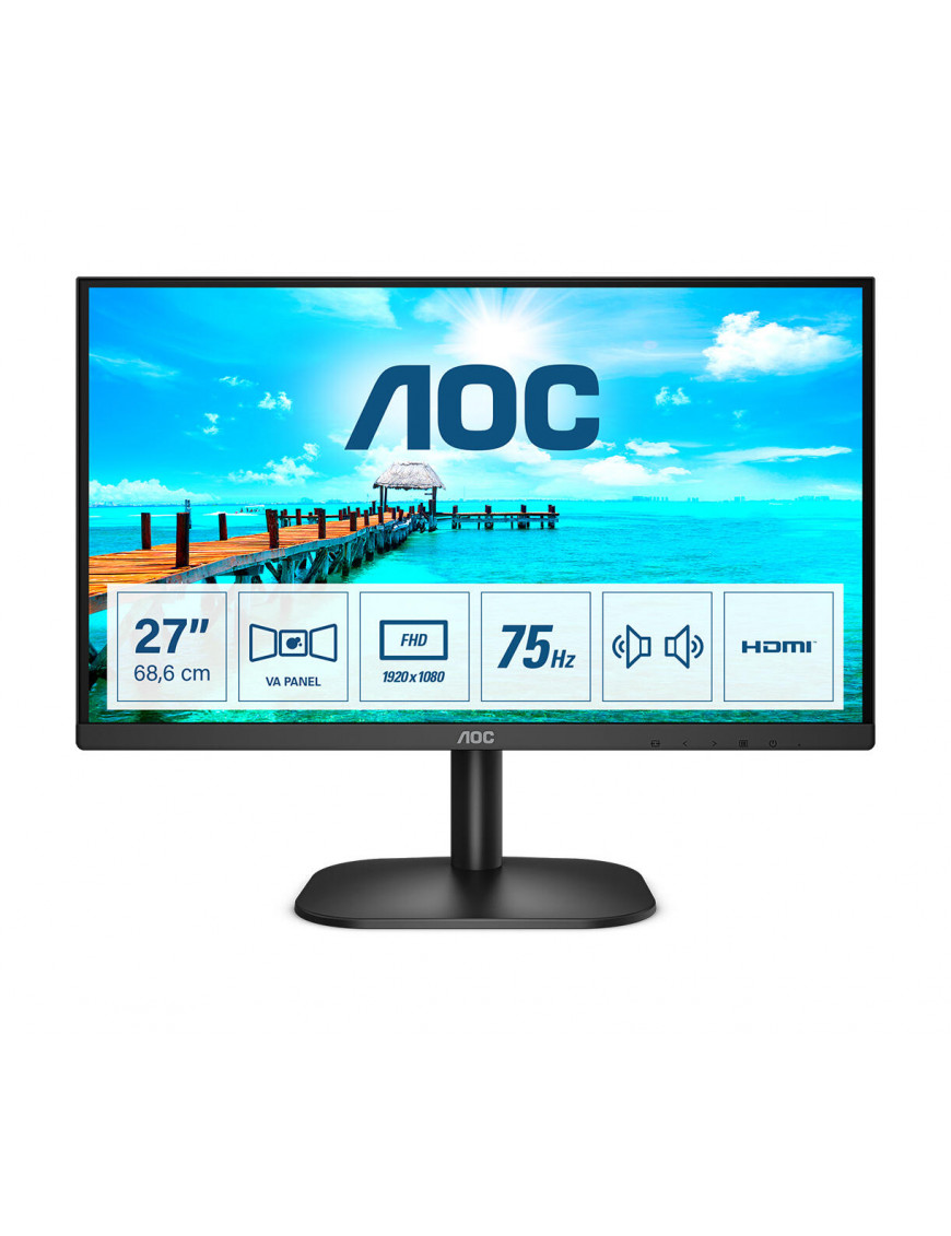 AOC 27B2AM 68,6cm (27“) FHD VA Monitor HDMI1.4 VGA 75Hz 4000