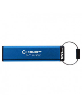 Kingston 128 GB IronKey Keypad 200 Verschlüsselter USB-Stick