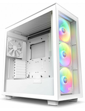 NZXT H7 Elite White 2023 RGB Midi Tower ATX Gaming Gehäuse m