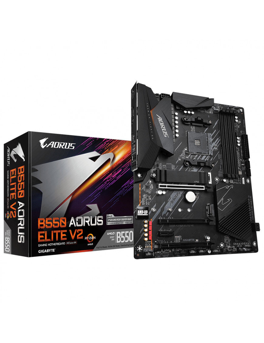 Gigabyte B550 Aorus Elite V2 ATX Mainboard Sockel AM4 M.2/HD