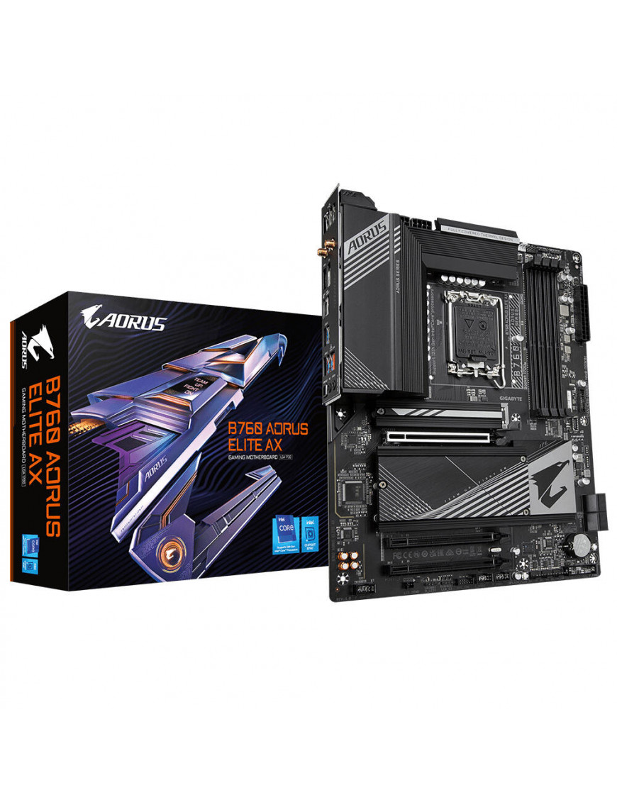 Gigabyte GIGABYTE B760 AORUS ELITE AX ATX Mainboard Sockel 1