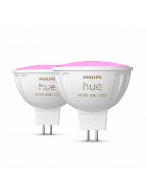 Philips Hue White & Color Ambiance MR16 LED-Lampe 400lm, 2er