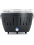 LotusGrill G340 Holzkohlegrill rauchfrei, anthrazit