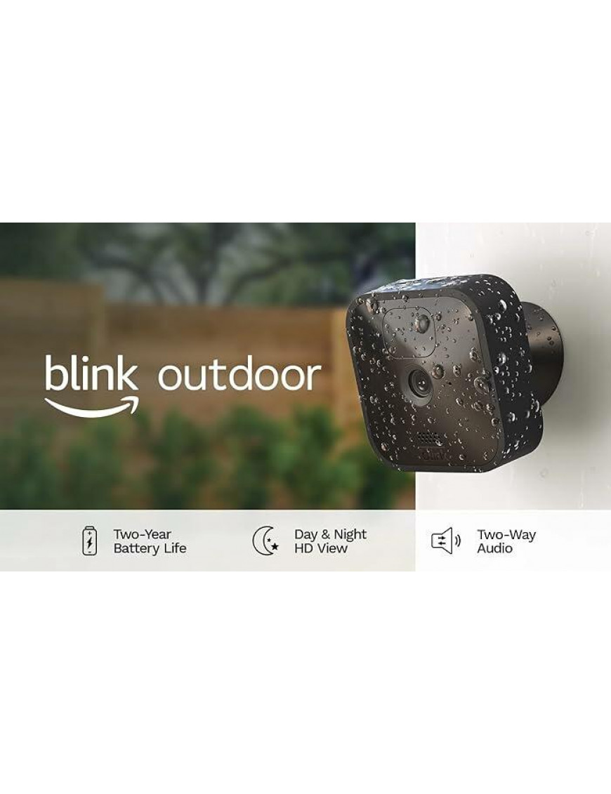Blink Outdoor 4 Kameras kabellose HD-Sicherheitskamera/System