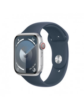 Apple Computer Watch Series 9 LTE 45mm Aluminium Silber Spor