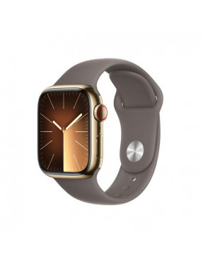 Apple Computer Watch Series 9 LTE 41mm Edelstahl Gold Sporta