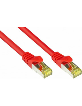 Good Connections Patchkabel mit Cat. 7 Rohkabel S/FTP rot 1m