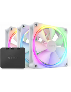 NZXT F120 RGB Gehäuselüfter 120mm Weiß 3er Pack