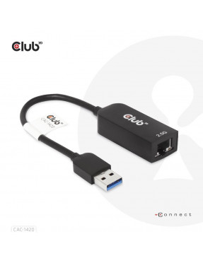 Club3D Club 3D USB 3.2 Gen1 Adapter Typ-A zu 2,5 Gigabit Eth
