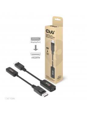 Club3D Club 3D DisplayPort 1.4 auf HDMI 4K120Hz/8K60Hz HDR-A