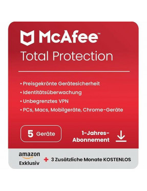 McAfee Total Protection | 5 Geräte | Download & Produktschlü