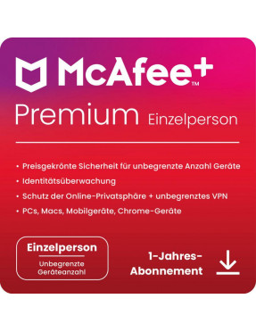 McAfee Plus Premium - Individual | Download & Produktschlüss