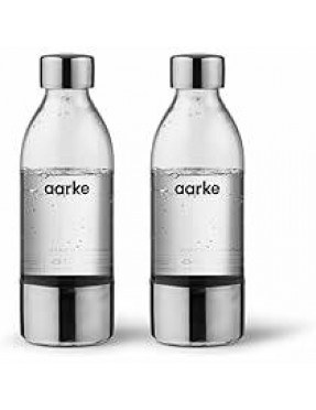 Aarke 2er-Pack PET-Wasserflasche für Carbonator 3, 450ml, Ed