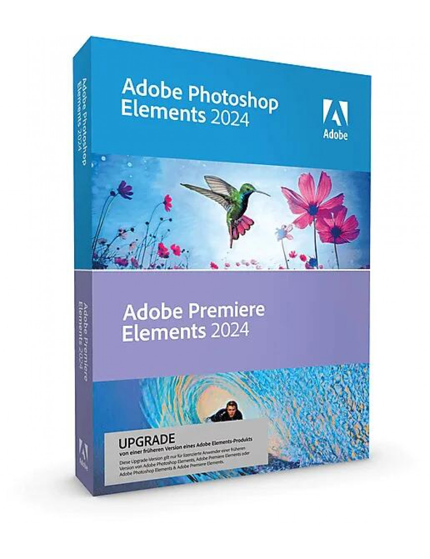 Adobe & Premiere Elements 2024 Upgrade Box & P