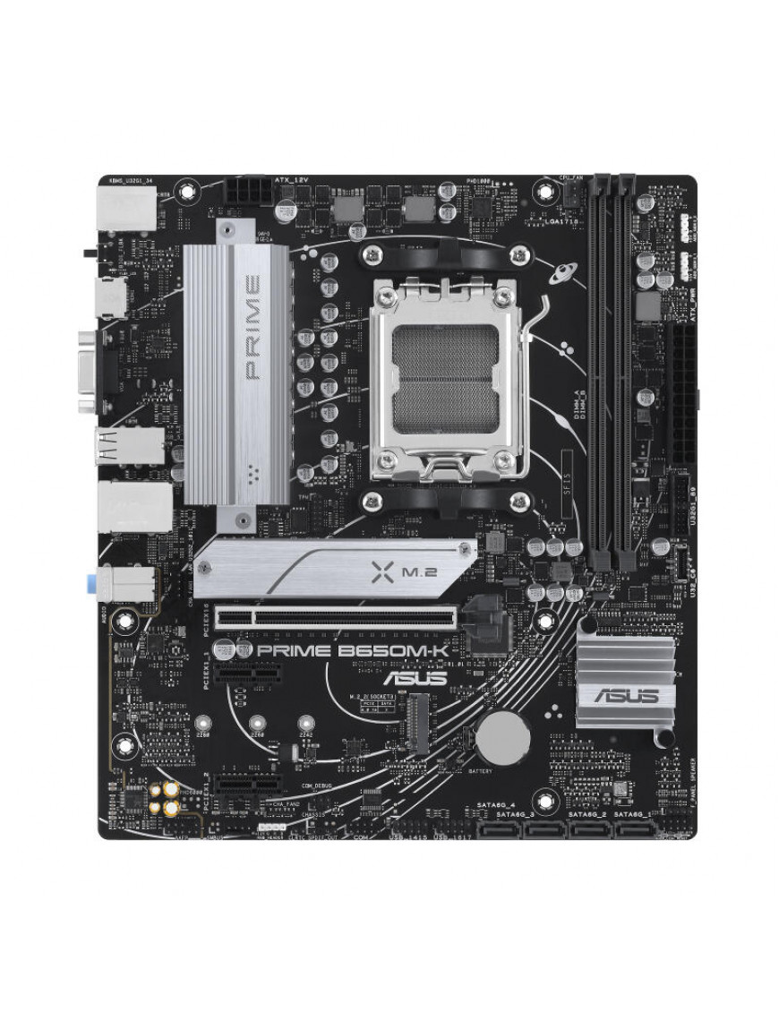 ASUS PRIME B650M-K mATX Mainboard Sockel AM5 M.2/HDMI/VGA