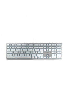 Cherry KC 6000C für Mac USB-C Tastatur US-Layout silber