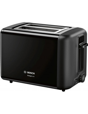 Bosch TAT3P423DE Kompakt Toaster, DesignLine, Edelstahl schw