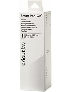 Cricut Joy Smart Aufbügelfolie 14 cm x 60 cm (white)