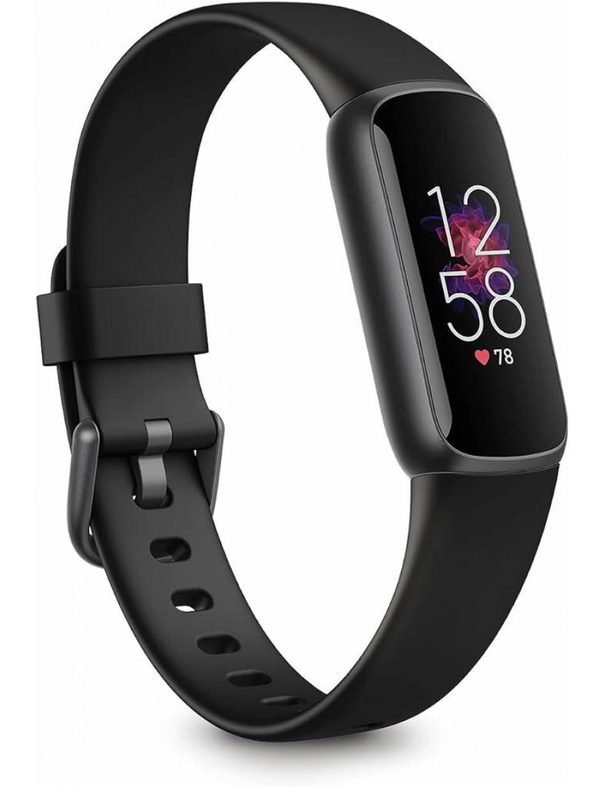 Fitbit Luxe Gesundheits- und Fitness-Tracker schwarz mit sch