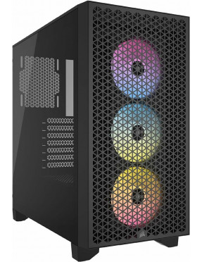 CORSAIR Corsair 3000D RGB Airflow schwarz Midi Tower ATX Gam