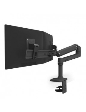 Ergotron LX Dual Direct Monitorarm, Tischhalterung (Schwarz)