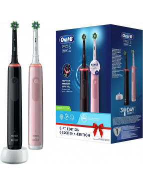 Oral-B Pro 3 3900N Duo Zahnbürste Schwarz / Schwarz