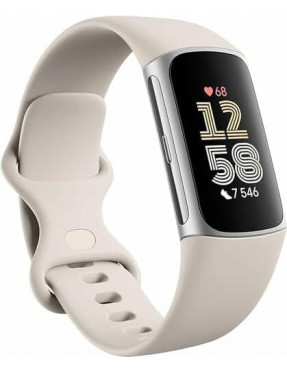 Fitbit Charge 6 Fitness-Tracker Porcelain