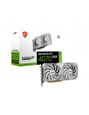MSI GeForce RTX 4070 Super 12GB VENTUS 2X White OC Grafikkar
