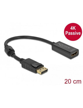 DeLOCK Delock Adapter DisplayPort 1.2 Stecker zu HDMI Buchse