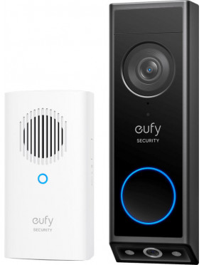 Anker eufy Security Video Doorbell E340, Dual-Kameras mit Pa