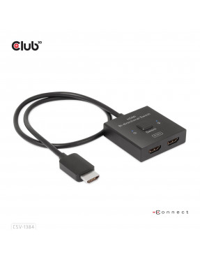 Club3D Club 3D HDMI 2-in-1 bidirektionaler Switch 0,5m für 8