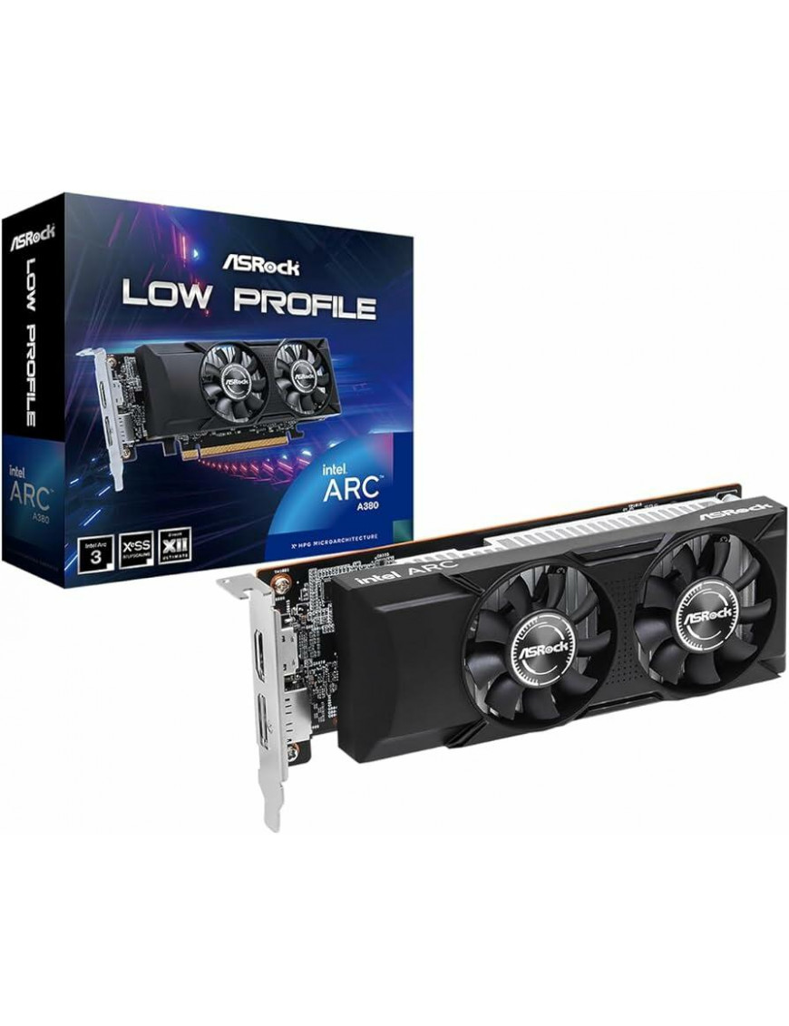 ASRock ASROCK Intel Arc A380 Low Profile 6GB OC Grafikkarte 